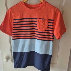 Wonder Nation Striped Tee in Red and Blue